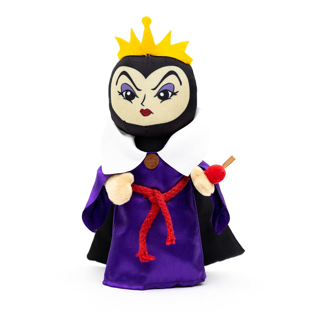 Disney Villain Snow White's Evil Queen Squeaker Plush Dog Toy- Snow White Villain the Evil Queen with Apple