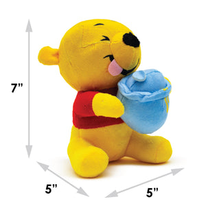 Disney Squeaker Plush Dog Toy - Winnie the Pooh Winking Hunny Pot