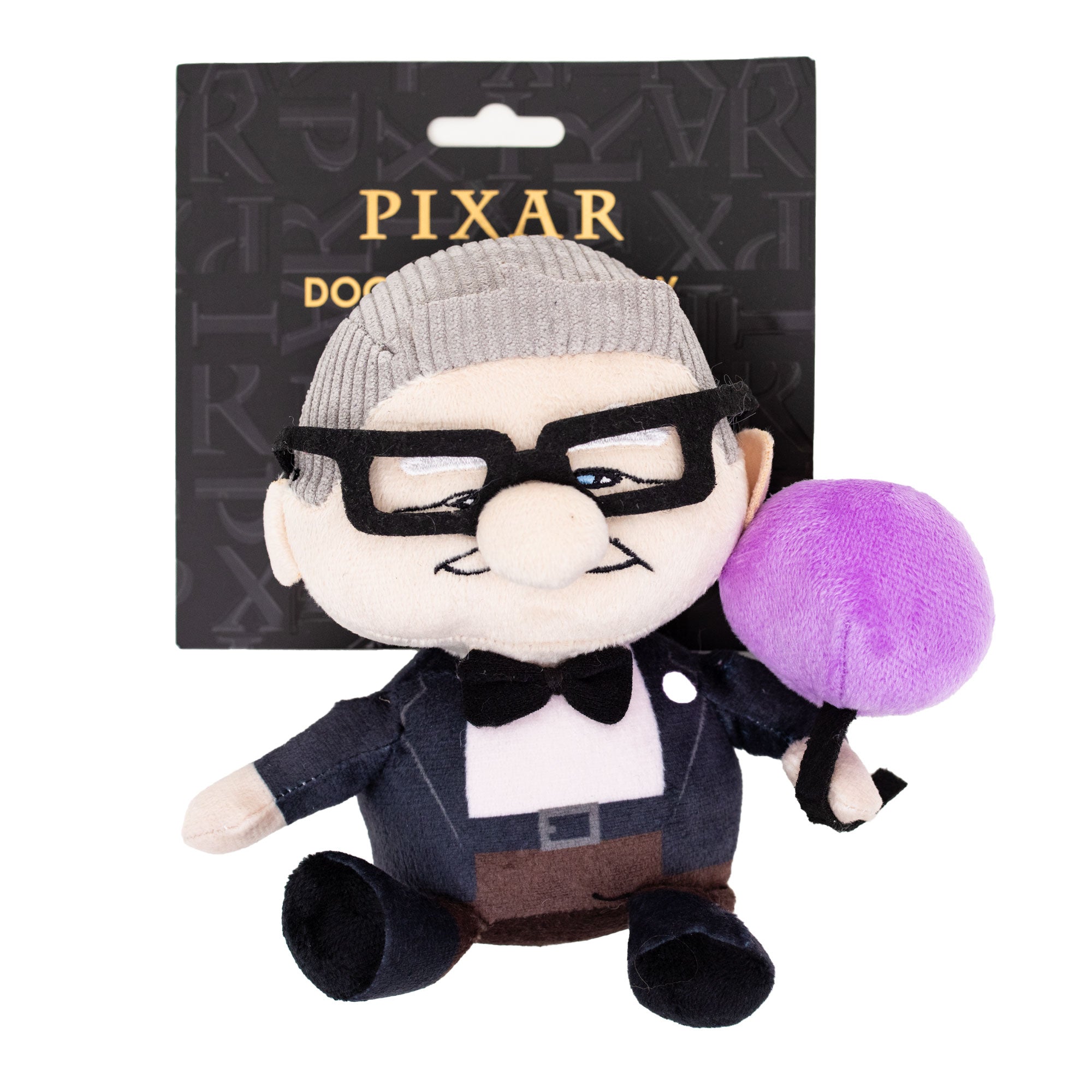 Disney's Up Carl Squeaker Plush Dog Toy - Up! Carl with Balloon Dog Toy