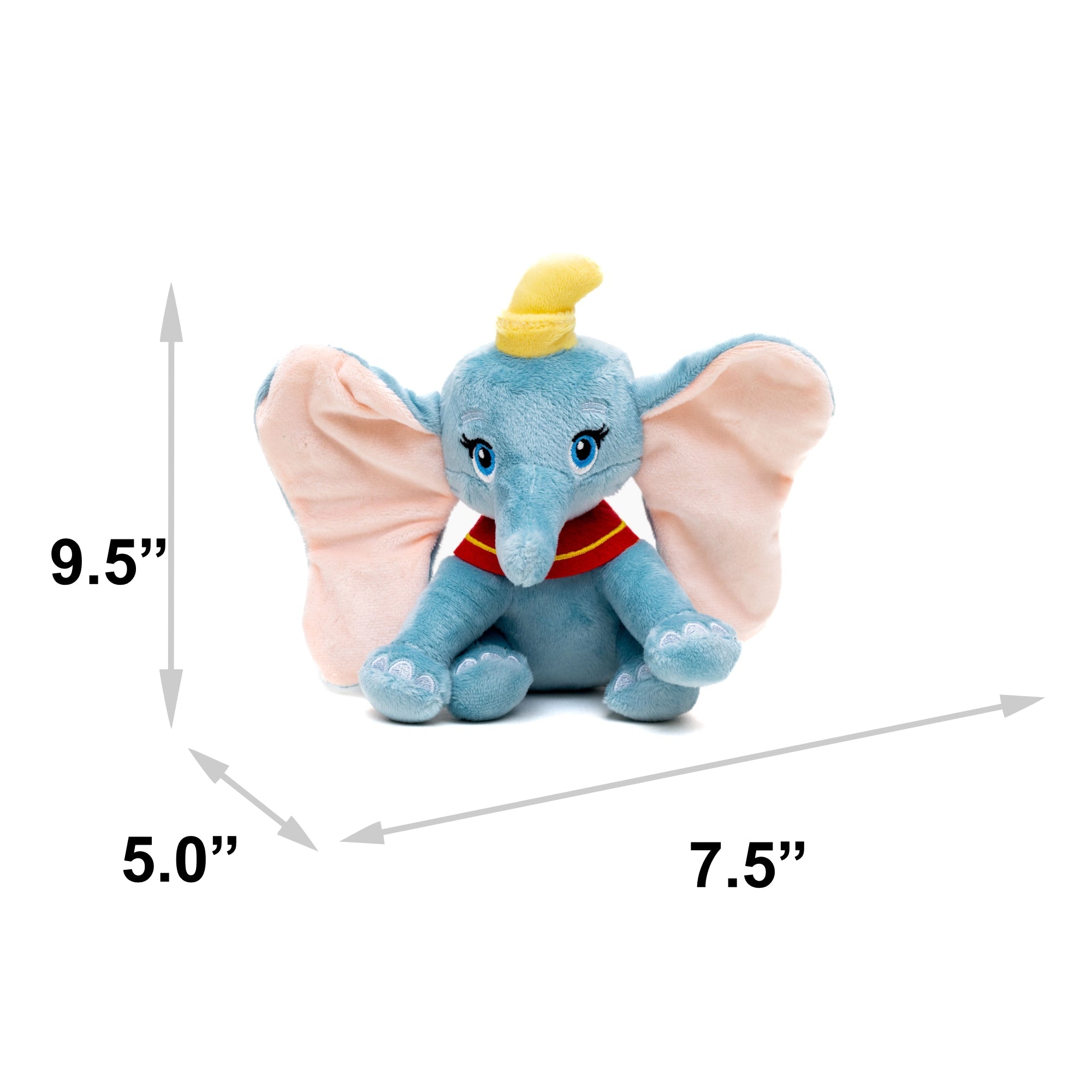 Dumbo Squeaker Plush Dog Toy- Disney's Dumbo Full Body