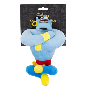Dog Toy Squeaker Plush - Aladdin Genie Sitting Pose