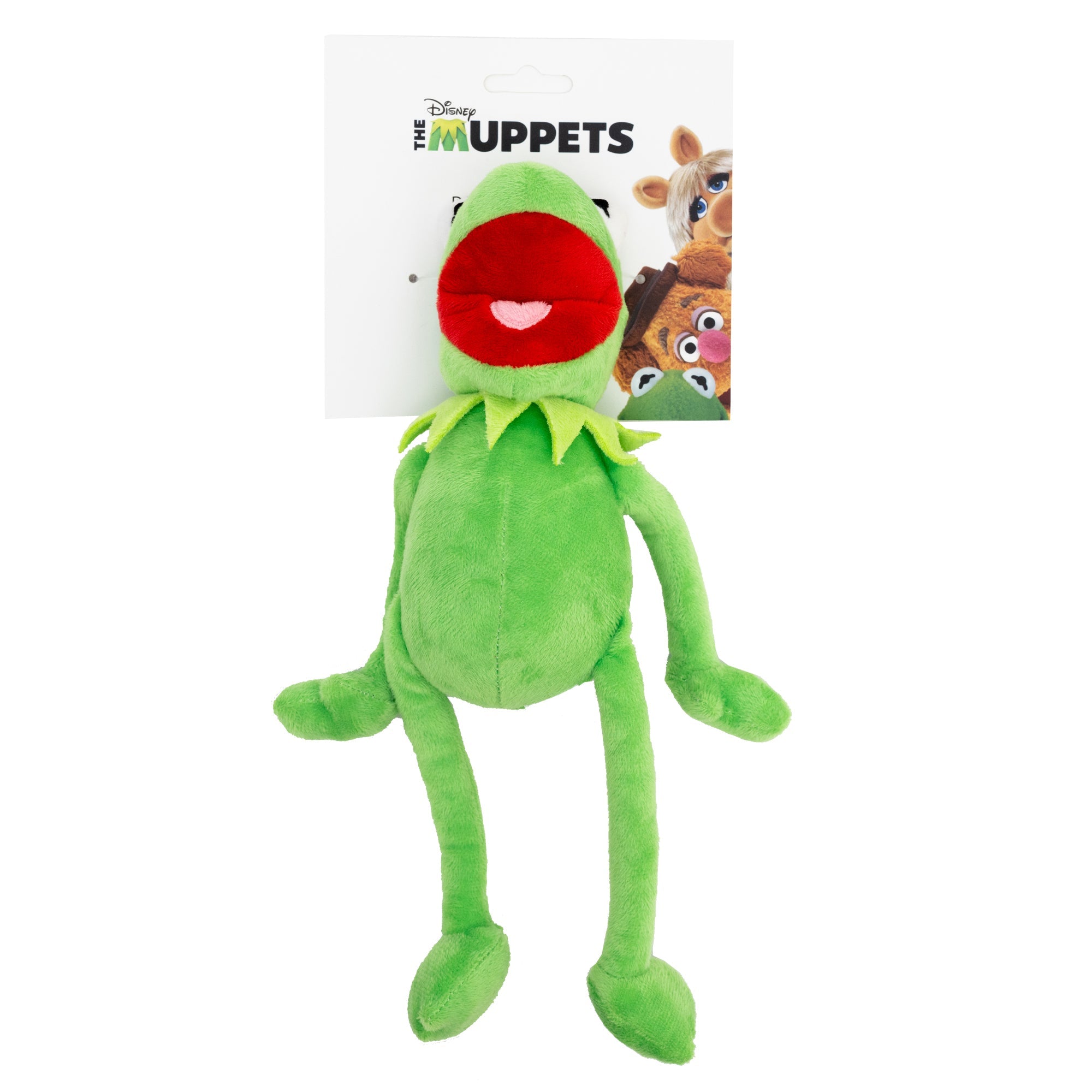 Muppets Kermit the Frog Squeaker Plush Dog Toy- The Muppets Kermit the Frog Full Body Pose