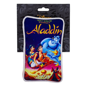 Disney's Aladdin VHS Squeaker Plush Dog Toy - Disney Aladdin VHS Tape Replica