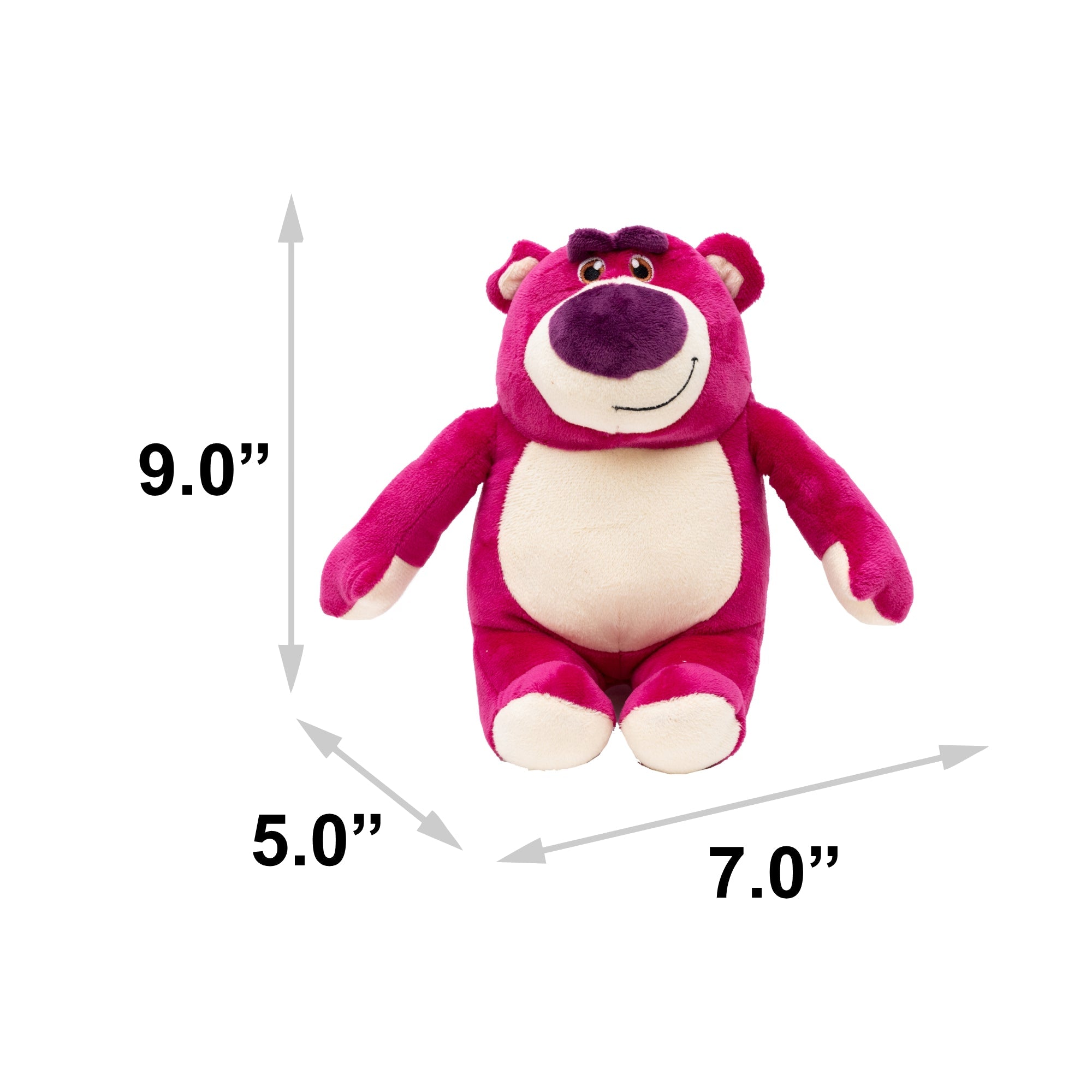 Pixar Toy Story Lotso Dog Toy Squeaker Plush