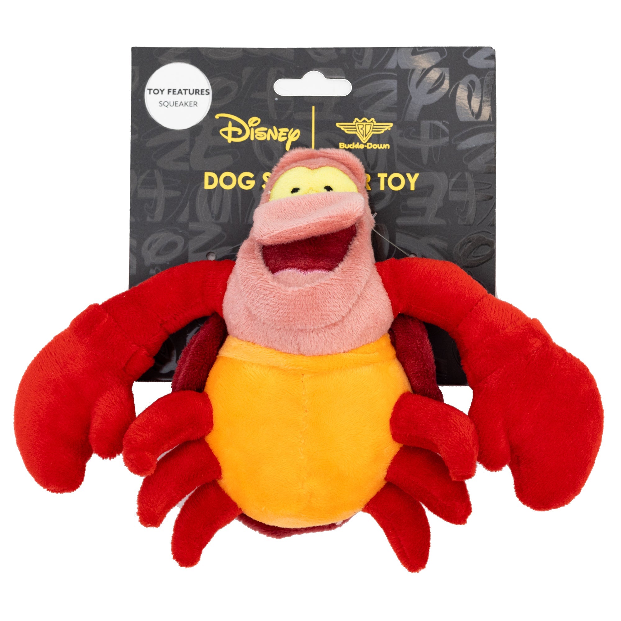 Sebastian Squeaker Plush DogToy - The Little Mermaid Sebastian