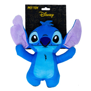 Blue Stitch plush toy with purple ears from Disney Collection