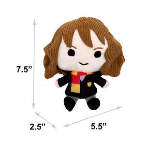 Hermione Granger Squeaker Plush Dog Toy - Harry Potter Hermione Granger Standing Charm Full Body Pose