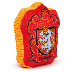 Harry Potter Gryffindor  Dog Toy Squeaker Plush - Harry Potter Gryffindor Lion Charm Crest Red