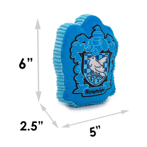 Dog Toy Squeaker Plush - Harry Potter Ravenclaw Eagle Charm Crest Blues