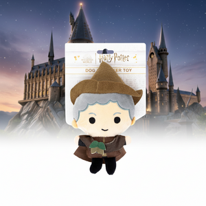 Dog Toy Squeaker Plush - Harry Potter Professor Pomona Sprout Standing Charm Full Body Pose