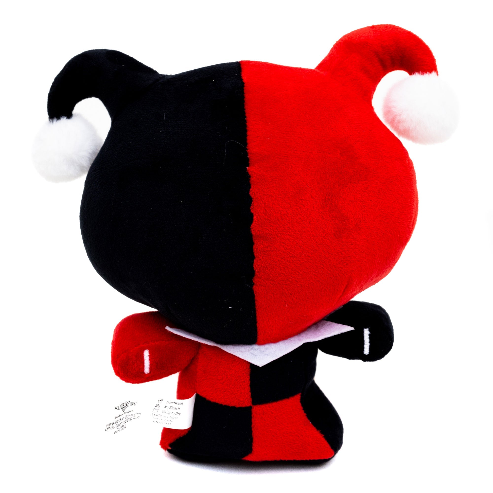 DC Comics Chibi Harley Quinn Squeaker Plush Dog Toy - DC Comics Chibi Harley Quinn Standing Pose