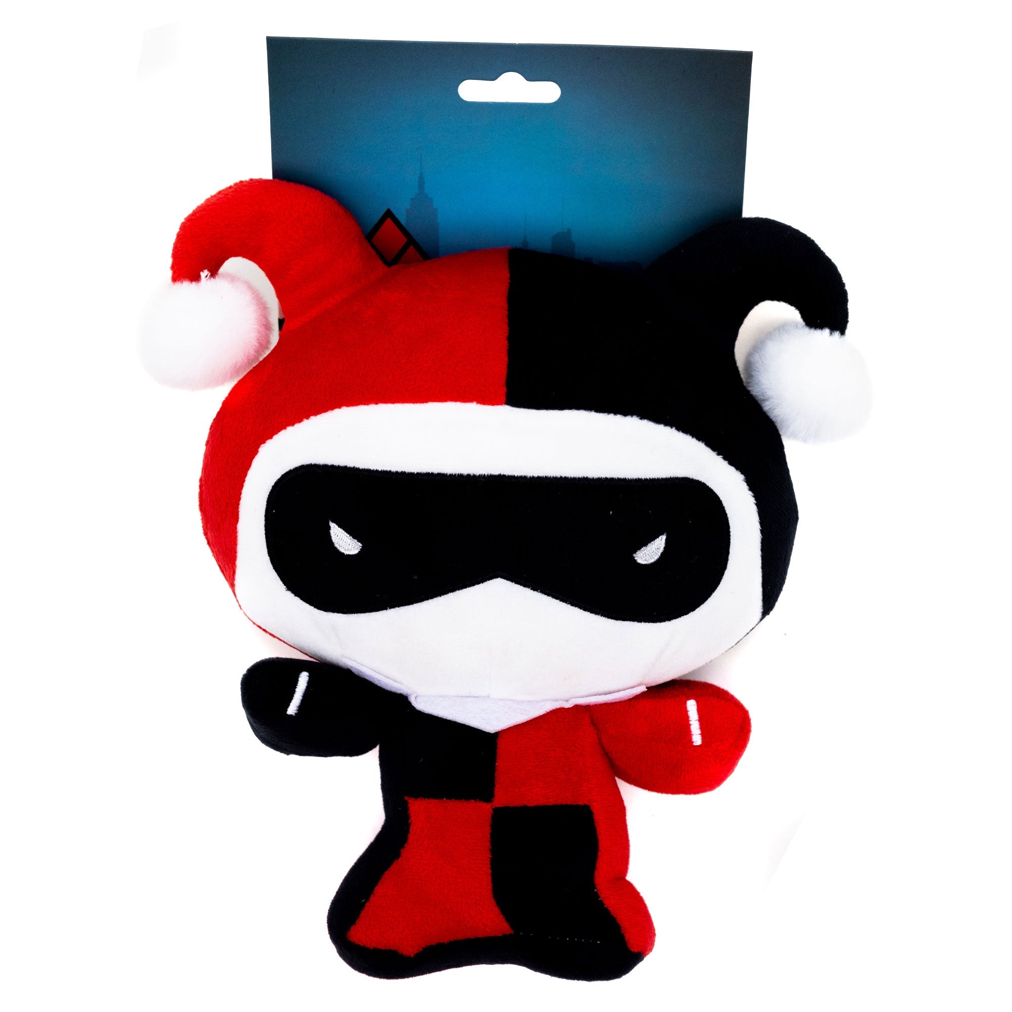 DC Comics Chibi Harley Quinn Squeaker Plush Dog Toy - DC Comics Chibi Harley Quinn Standing Pose