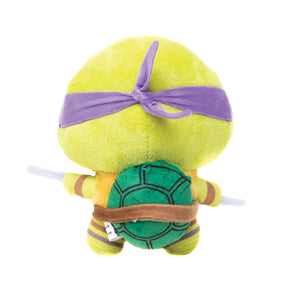 Teenage Mutant Ninja Turtles Donatello Squeaker Plush Dog Toy - Teenage Mutant Ninja Turtles Donatello Full Body Staff Pose Purple