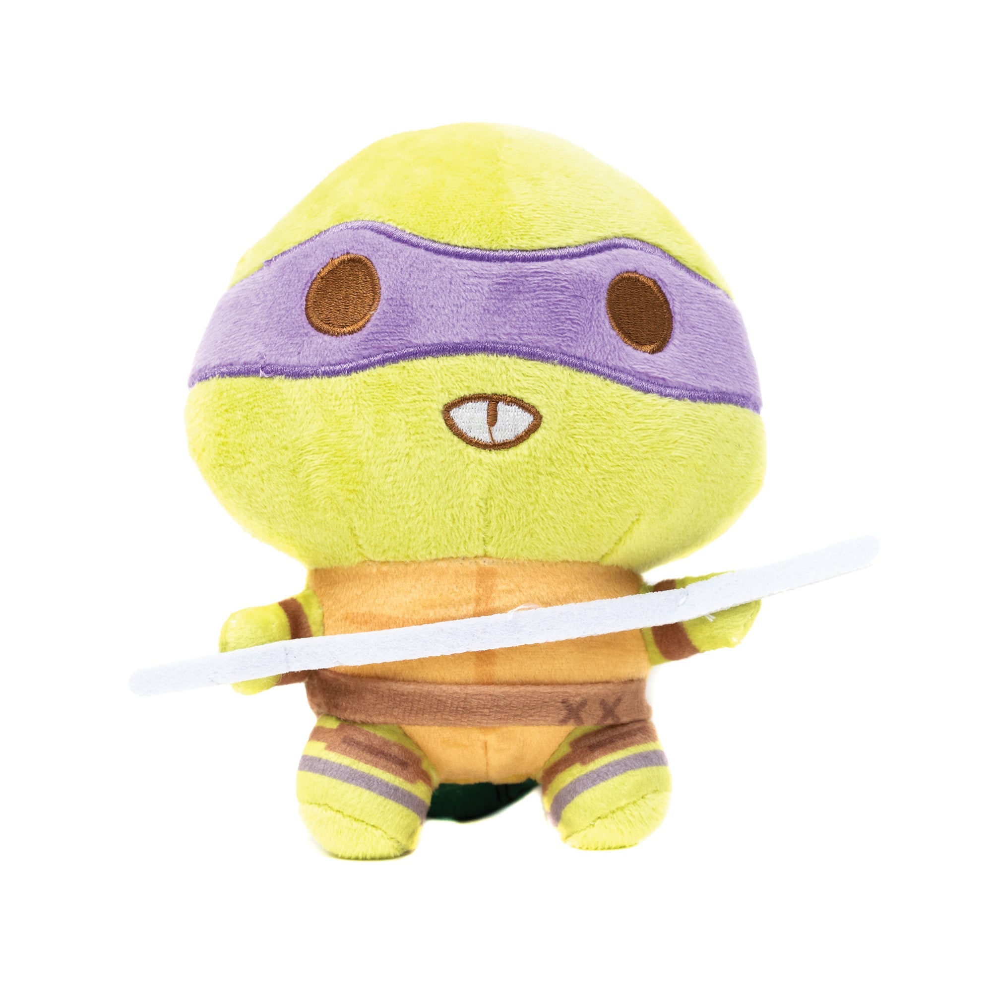 Teenage Mutant Ninja Turtles Donatello Squeaker Plush Dog Toy - Teenage Mutant Ninja Turtles Donatello Full Body Staff Pose Purple