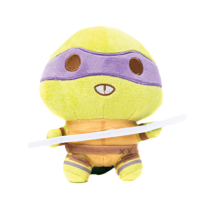 Teenage Mutant Ninja Turtles Donatello Squeaker Plush Dog Toy - Teenage Mutant Ninja Turtles Donatello Full Body Staff Pose Purple