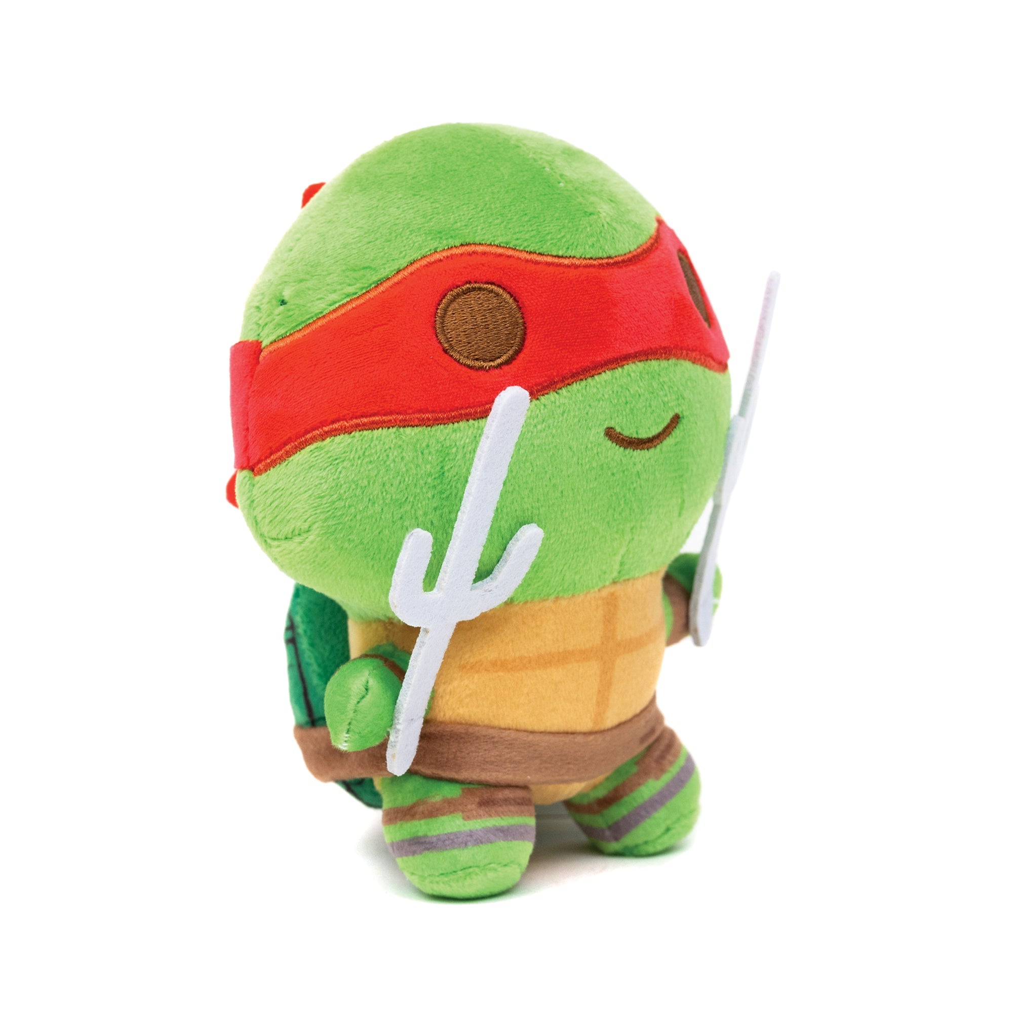 Teenage Mutant Ninja Turtles Raphael Dog Toy Squeaker Plush - Teenage Mutant Ninja Turtles Raphael Full Body Sais Pose Red