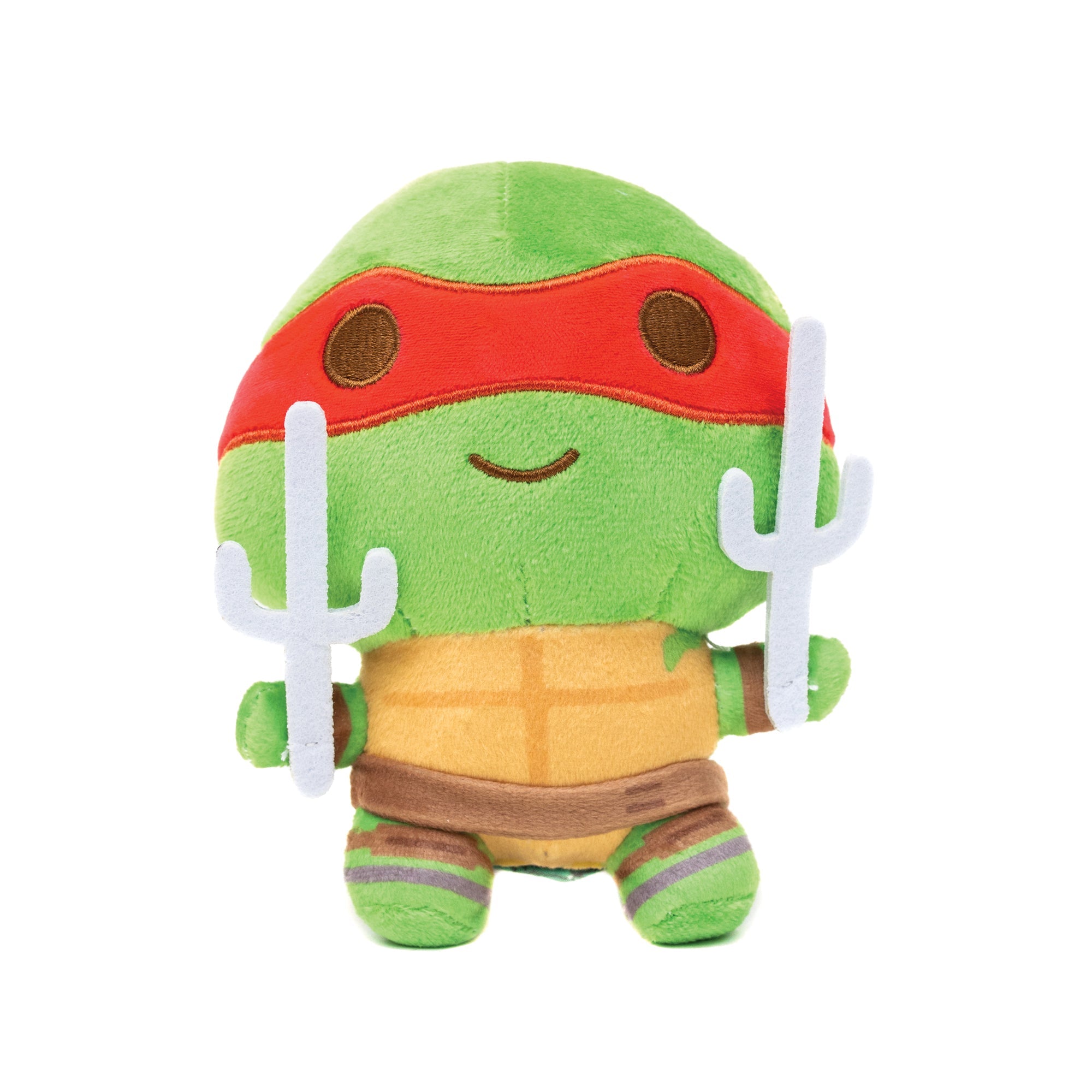 Teenage Mutant Ninja Turtles Raphael Dog Toy Squeaker Plush - Teenage Mutant Ninja Turtles Raphael Full Body Sais Pose Red