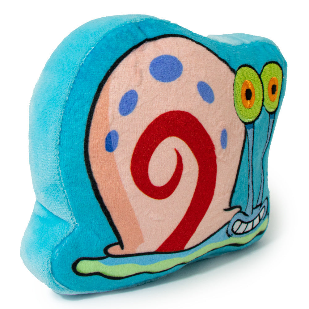 SpongeBob Squarepants' Gary the Snail Squeaker Plush Dog Toy - SpongeBob SquarePants Gary the Snail Smiling