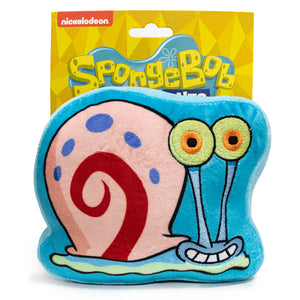 SpongeBob Squarepants' Gary the Snail Squeaker Plush Dog Toy - SpongeBob SquarePants Gary the Snail Smiling