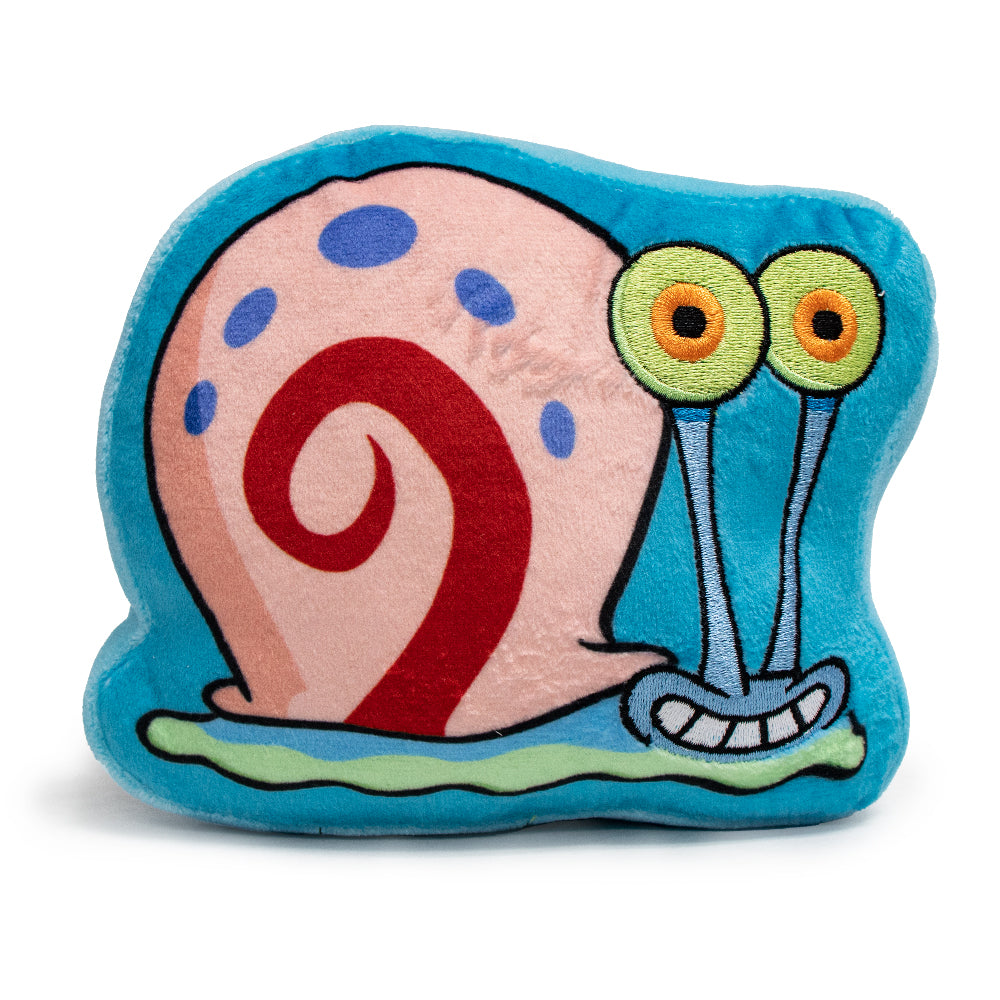 SpongeBob Squarepants' Gary the Snail Squeaker Plush Dog Toy - SpongeBob SquarePants Gary the Snail Smiling
