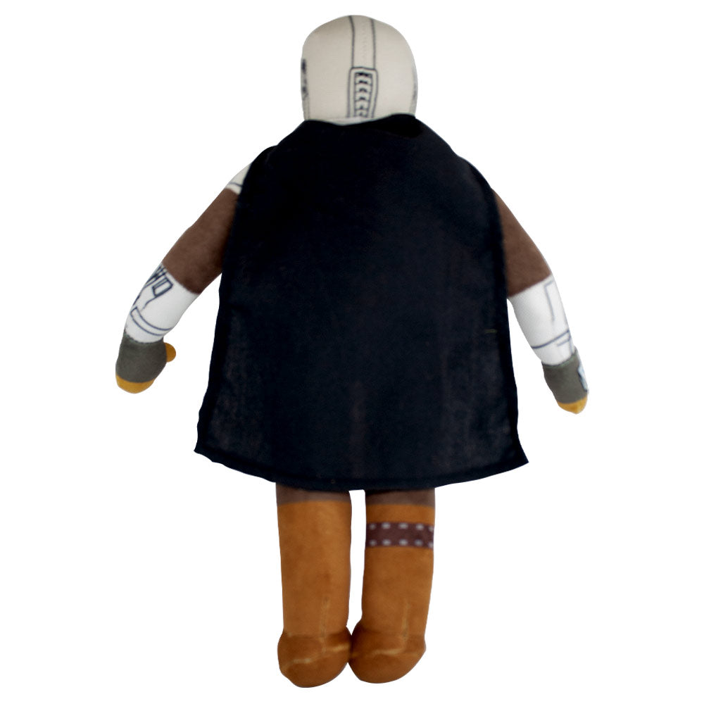 Star Wars Mandalorian Squeaker Plush Dog Toy - Star Wars The Mandalorian Standing Figure Pose
