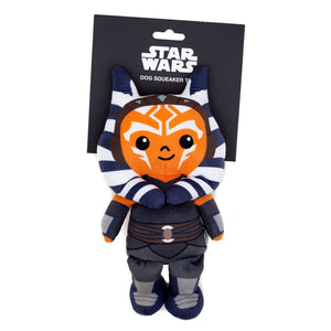 Star Wars Ahsoka Tano Squeaker Plush Dog Toy - Star Wars The Clone Wars Ahsoka Tano