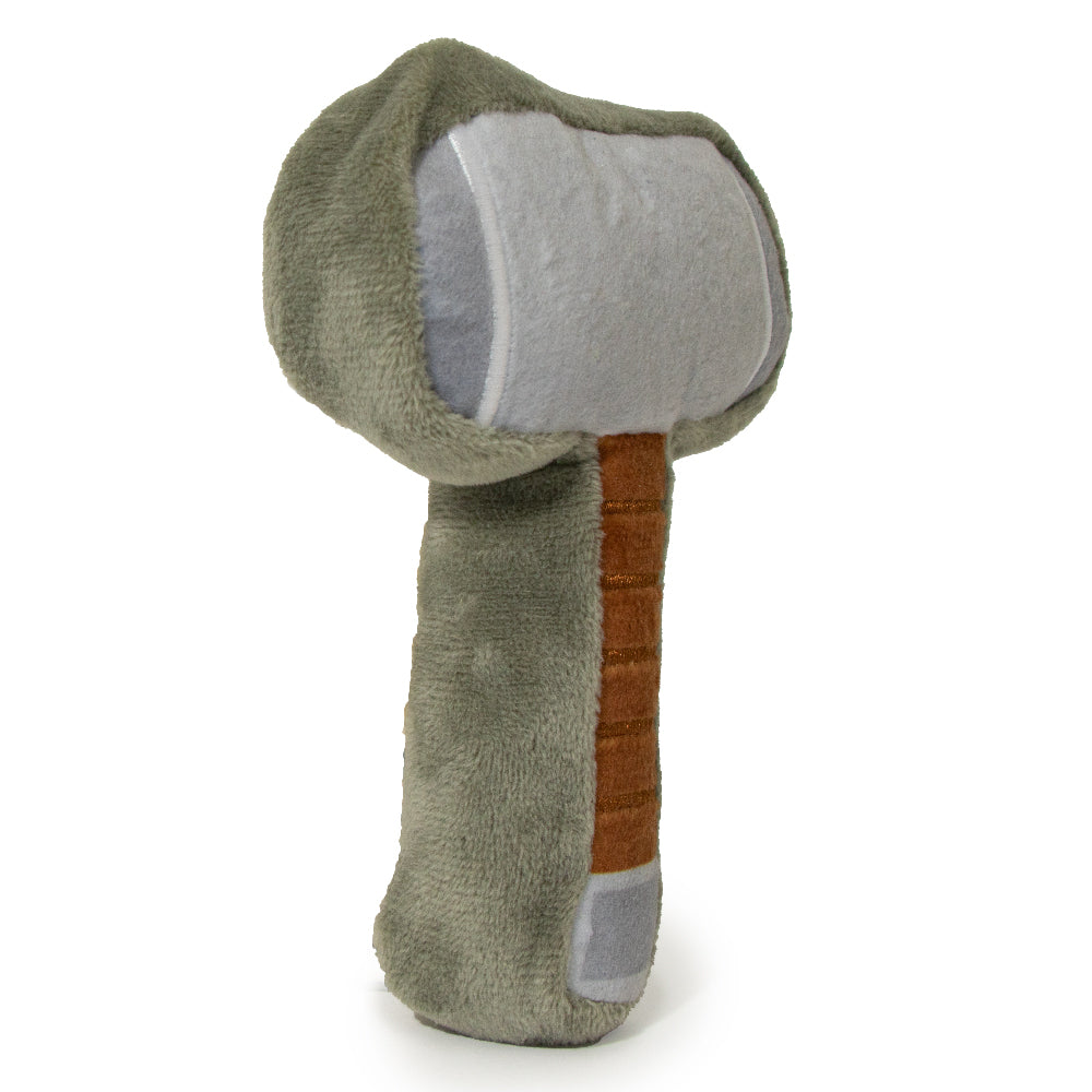 Thor's Hammer Squeaker Plush Dog Toy |