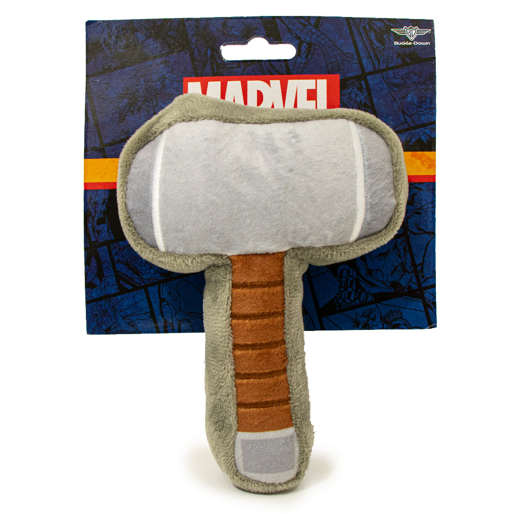 Thor's Hammer Squeaker Plush Dog Toy |