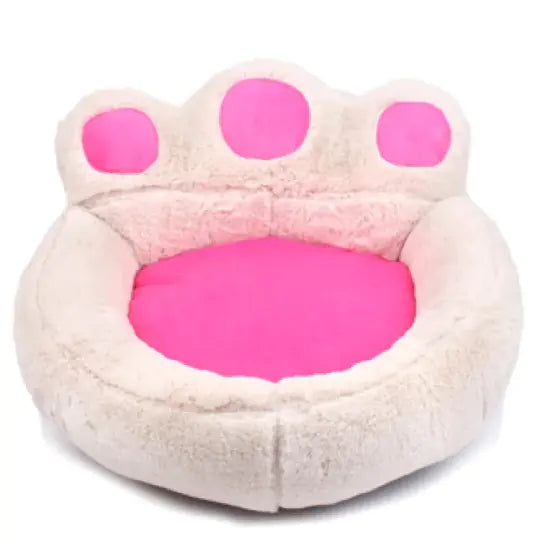 Paw-Shaped Teddy Pet Bed | XS and S sized Pet Bed