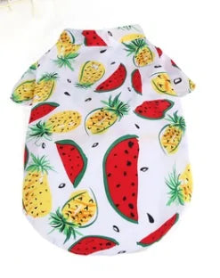 🌺 Hawaiian-Style Summer Dog Clothes | Aloha Dog Shirt