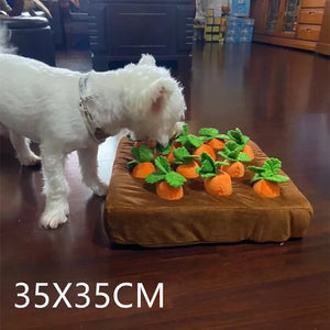 Snuffle & Forage Fun - Garden Fresh Puzzle Toys! 🥕🍎🥦 Choose Your Pup's Favorite "Harvest" - Available in Multiple Fruit &amp; Vegetable Variants!