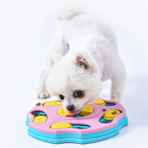 Interactive Dog Food Bowl for Aggressive Chewers