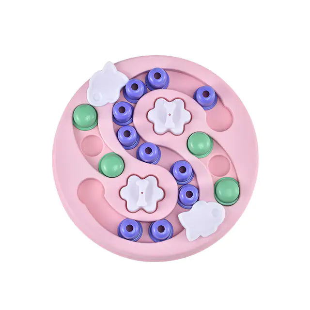 Interactive Puzzle Dog Feeder Pastel Colors | Dog Slow Feeder Puzzle Toys
