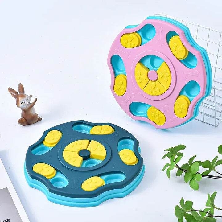 Interactive Dog Food Bowl for Aggressive Chewers