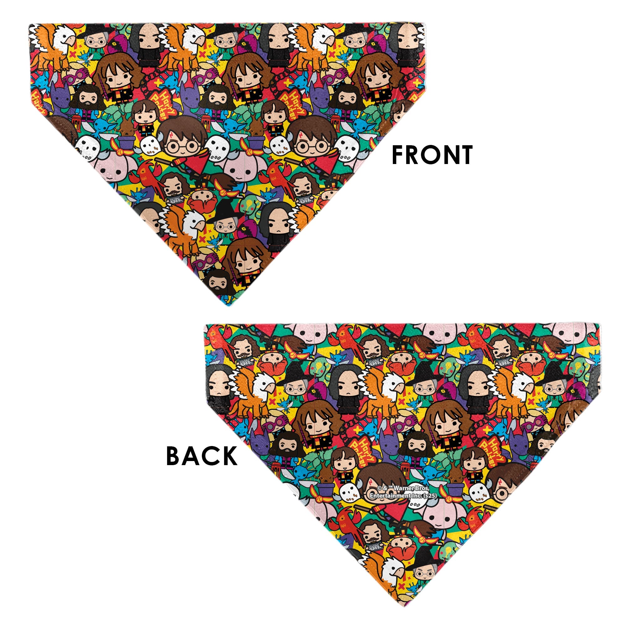 Pet Bandana - Harry Potter Chibi Charm Characters Stacked