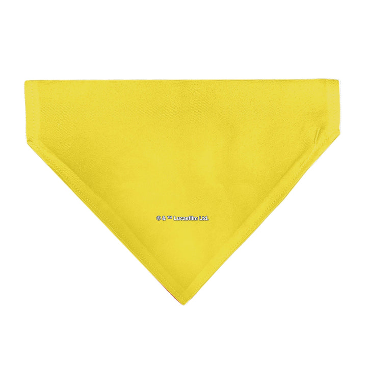 Pet Bandana - STAR WARS Title Logo Yellow/Multi Color/White