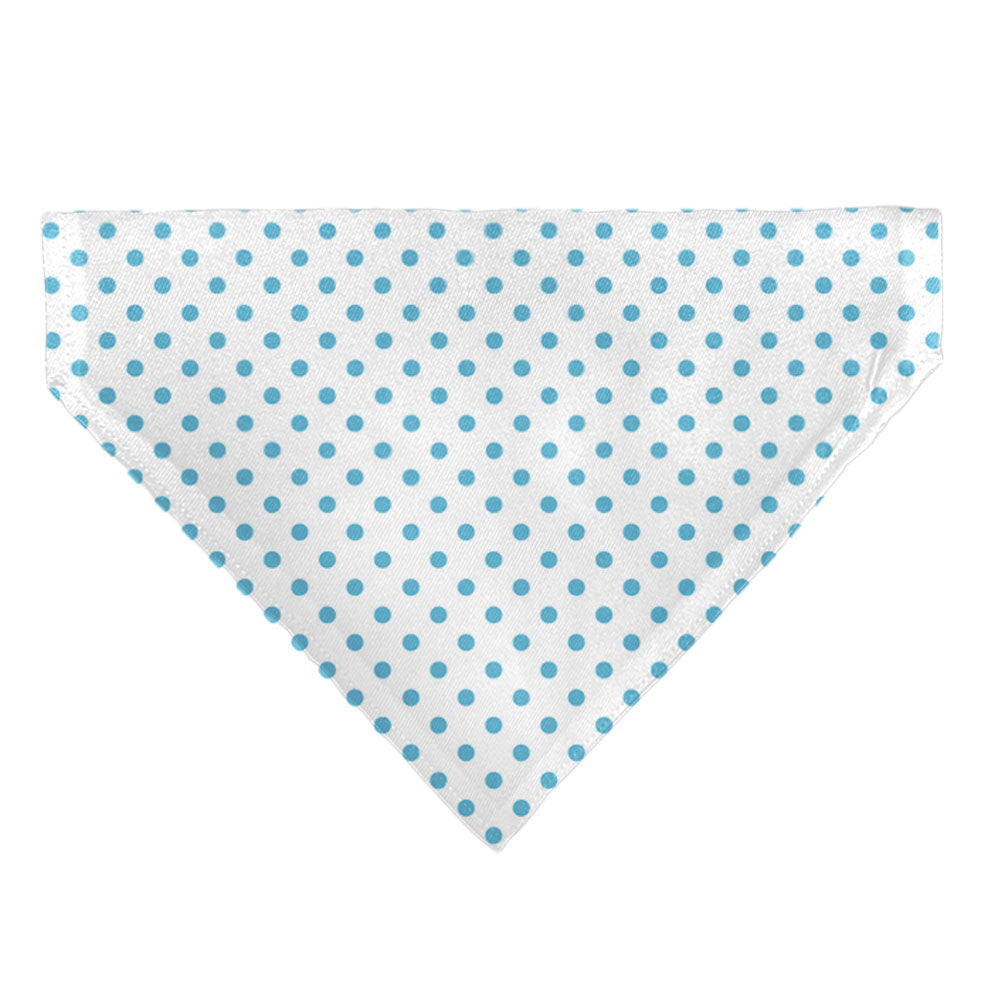 Disney's Stitch Pet Bandana - Lilo & Stitch Stitch Winking Pose and Polka Dots White/Blue