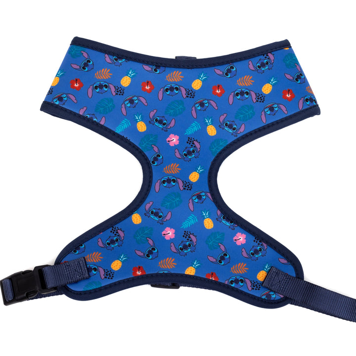 Disney Pet Harness - Lilo & Stitch Stitch Poses and Icons Scattered Blues