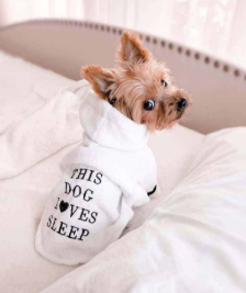 Luxury Pet Dog Bathrobe | Dog Pajamas Sleeping Clothes |Pet Apparel