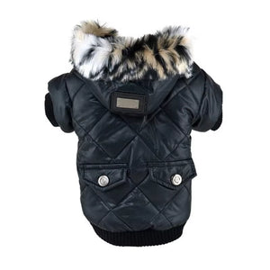 Winter Dog Clothes Warm Thicken Coat Jacket for Puppy Pet Fur Hoodie for Small Medium Dogs Chihuahua French Bulldog Clothing