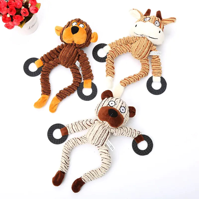 Corduroy Chew Toy for Dogs of All Ages |