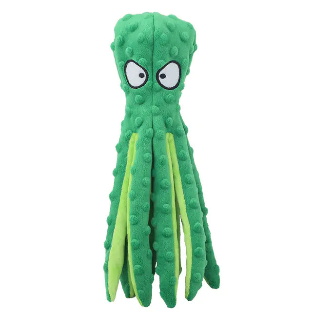8 Legs Octopus Stuffed Plush Toy | Squeaky Fun Dog Toy