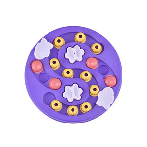 Interactive Puzzle Dog Feeder Pastel Colors | Dog Slow Feeder Puzzle Toys