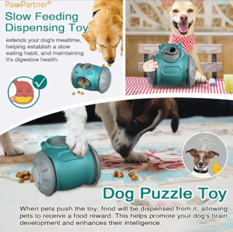 Interactive Dog Tumbler Feeder Toy
