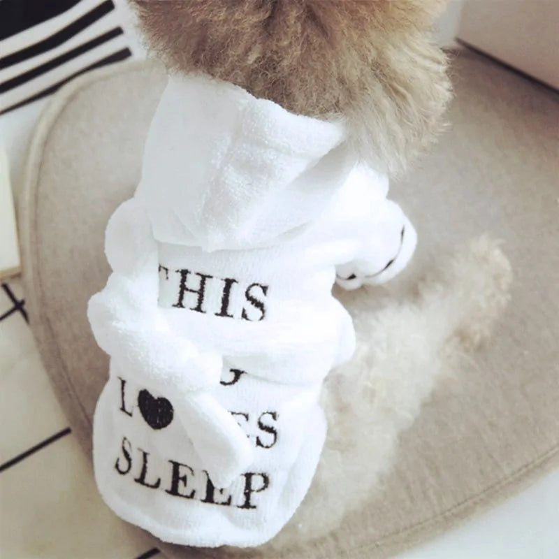 Luxury Pet Dog Bathrobe | Dog Pajamas Sleeping Clothes |Pet Apparel