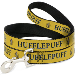 Dog Leash - Harry Potter HUFFLEPUFF & Crest Yellow/Black
