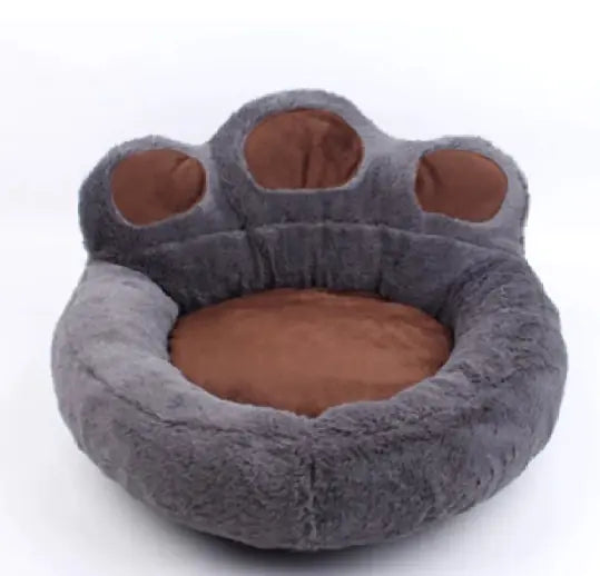 Paw-Shaped Teddy Pet Bed | XS and S sized Pet Bed