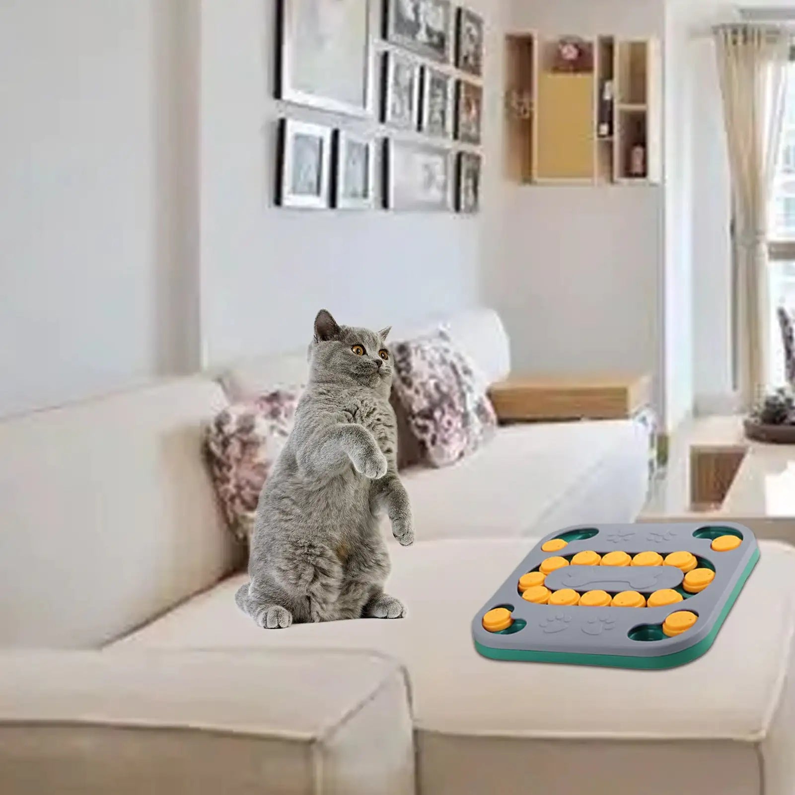 Interactive Dog Puzzle Toy |Slow Treat Feeder
