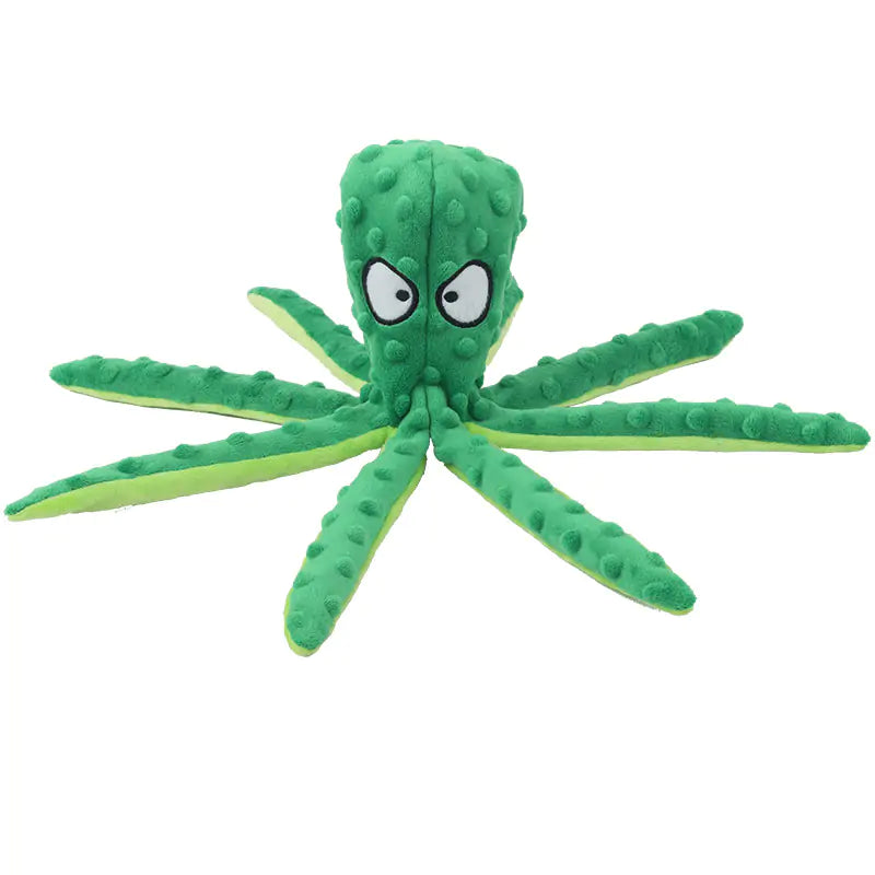 8 Legs Octopus Stuffed Plush Toy | Squeaky Fun Dog Toy