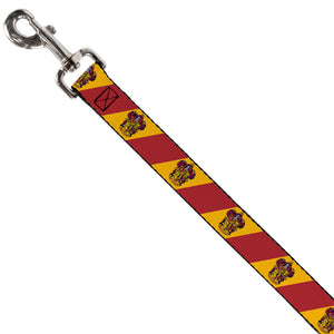 Dog Leash GRYFFINDOR Crest Diagonal Stripe